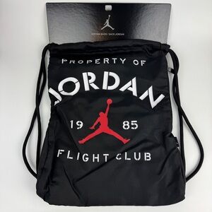 Nike Air Jordan Black Drawstring Gym Sack
